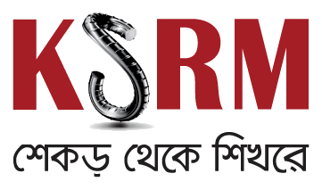 KSRM logo with Bengali tagline